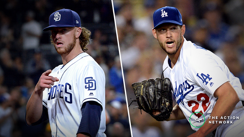 MLB Daily Betting Model, 5/14: Will Chris Paddack, Clayton Kershaw Have a Pitcher’s Duel in Los Angeles? article feature image
