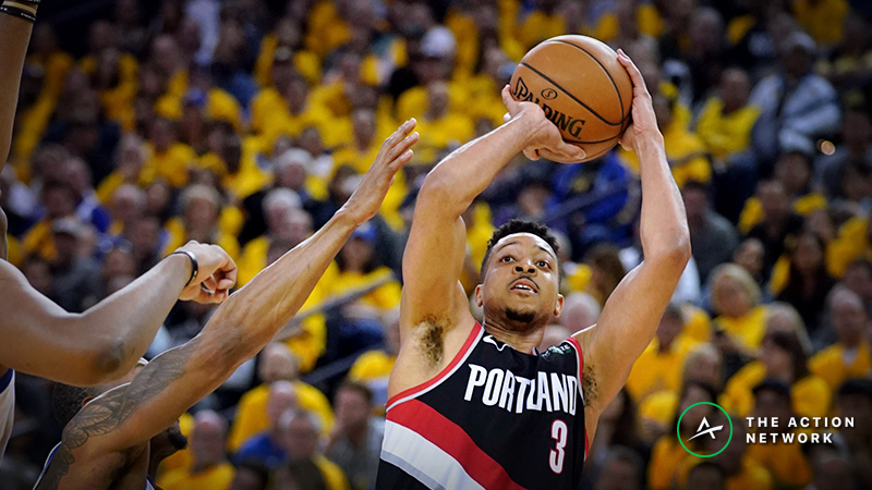Moore: How I’m Betting Warriors-Blazers Game 2 article feature image