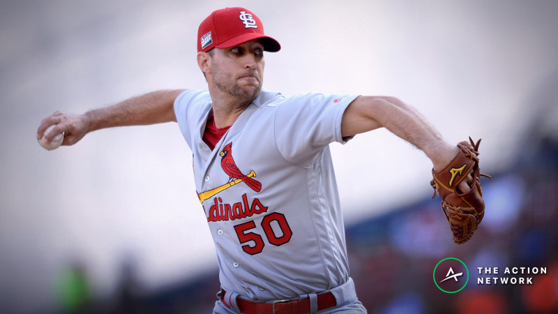 MLB Daily Betting Model, 5/16: Will Adam Wainwright Shut Down the Braves? article feature image