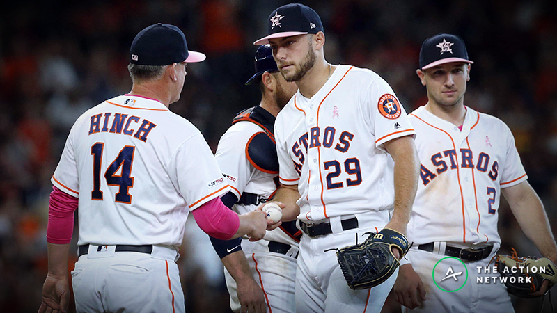MLB Daily Betting Model, 5/18: Backing the Astros With a Rookie Pitcher at Boston article feature image