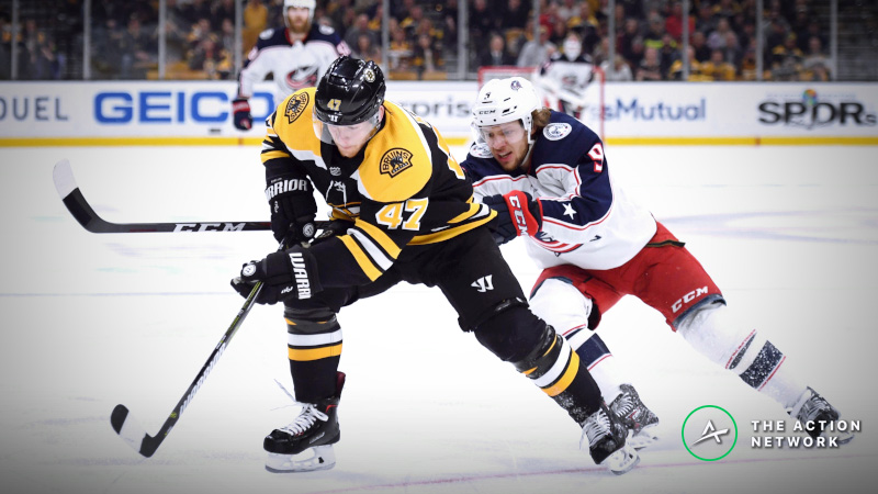 Sharp Action Hitting Blue Jackets vs. Bruins Game 5 Over/Under article feature image