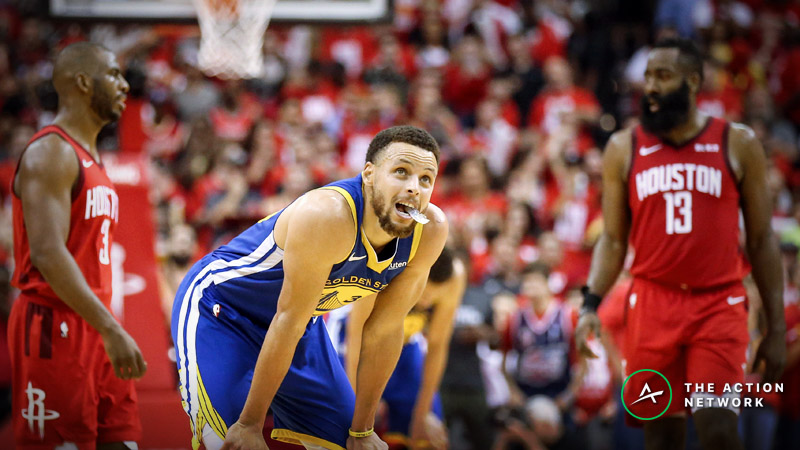 Warriors vs. Rockets Game 6 Betting Preview: Will Golden State Rally Without Durant? article feature image