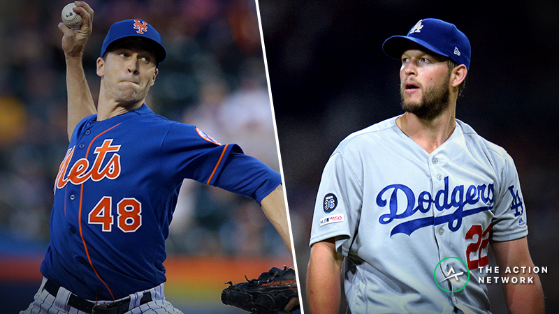 MLB Daily Betting Model, 5/27: Bet deGrom As an Underdog vs. Kershaw, Dodgers? article feature image
