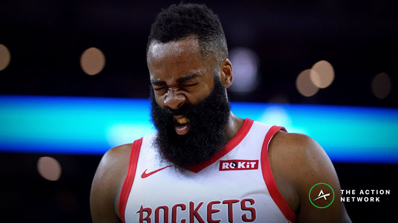 Moore: Is James Harden Having a Bad Series vs. the Warriors? article feature image