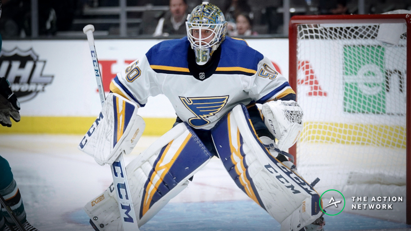 How Pros Are Betting Blues vs. Bruins Game 1 article feature image