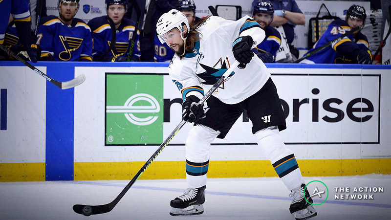 Blues vs. Sharks Game 5 Betting Odds, Preview: Karlsson’s Injury Looms Large article feature image