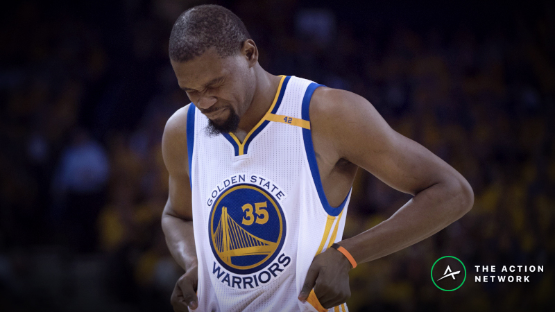 How Kevin Durant’s Injury Impacts Warriors Spreads, Series and Title Odds article feature image