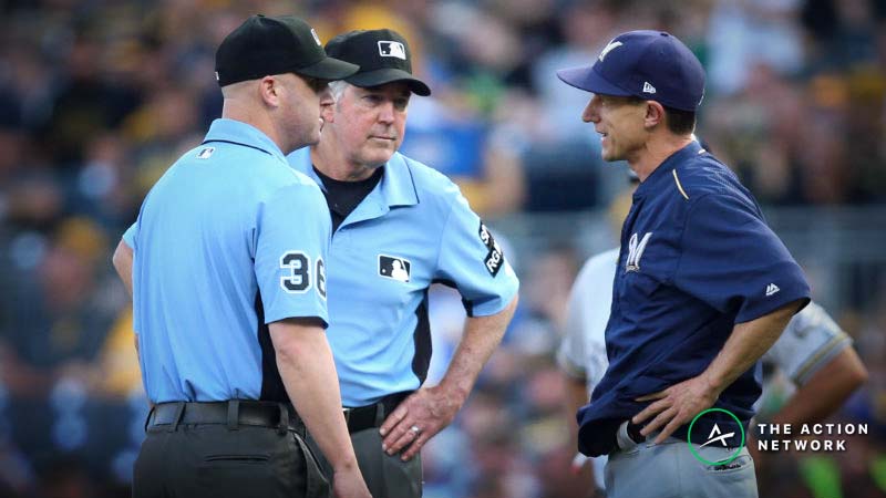 Wilson’s MLB Umpire Betting Guide (5/8): When To Trust a Getaway Game Under article feature image
