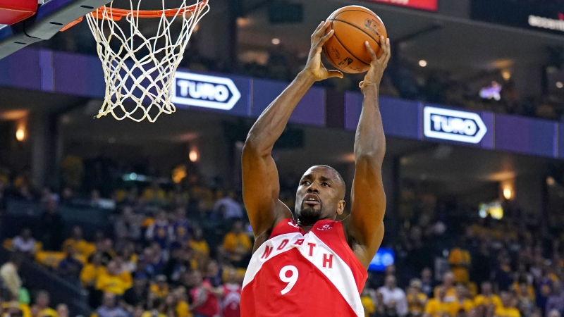 Raybon’s Warriors-Raptors Game 5 Prop: Will Serge Ibaka Grab 6 Rebounds? article feature image