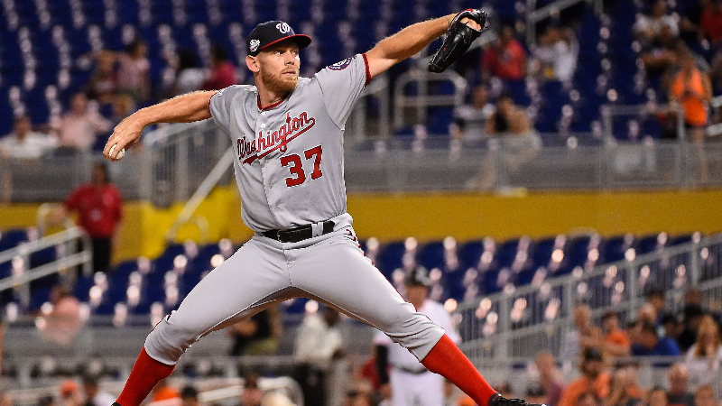 Nationals-Marlins Betting Preview: Will Stephen Strasburg Continue His Dominance vs. NL East Opponents? article feature image