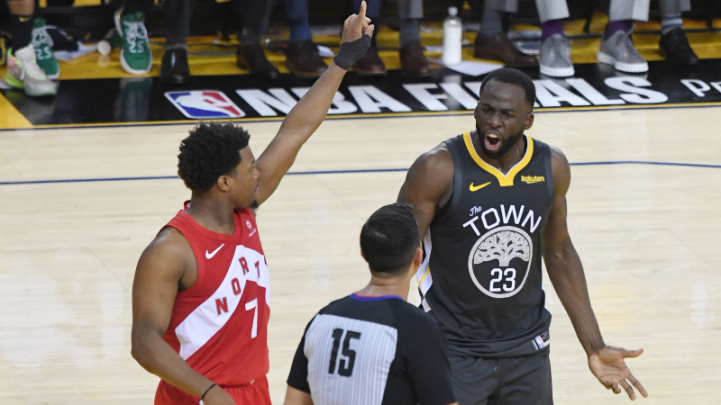 Raptors-Warriors Game 6 Referee Controversy: Was Draymond Green Behind the Line? article feature image