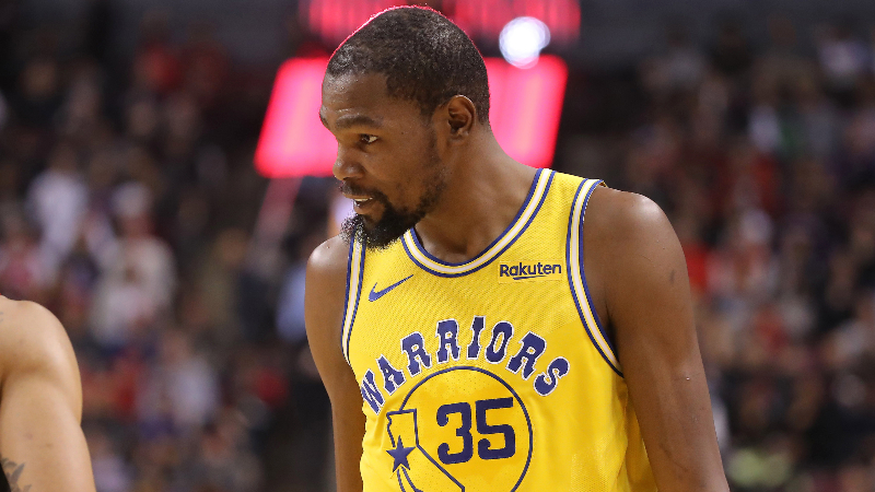 How Kevin Durant Injury News Is Moving NBA Finals Game 5 Spread, Over/Under article feature image