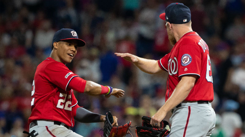 Sunday Night Baseball Betting Guide: Can Red-Hot Nationals Close Divisional Gap vs. Braves? article feature image