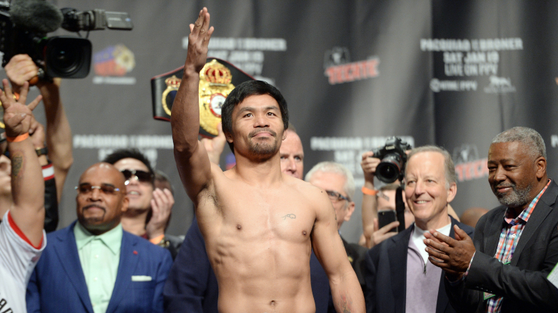 Big-Money Bets in Vegas Moving Odds for Pacquiao-Thurman article feature image