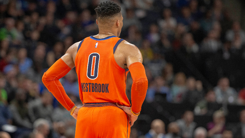 westbrook orange jersey