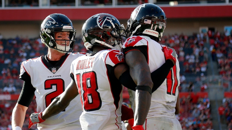 Matt Ryan-Calvin Ridley-Julio Jones