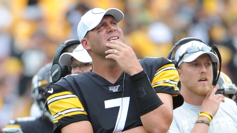 Steelers Super Bowl & AFC North Odds Falling with Ben Roethlisberger Out for Season article feature image