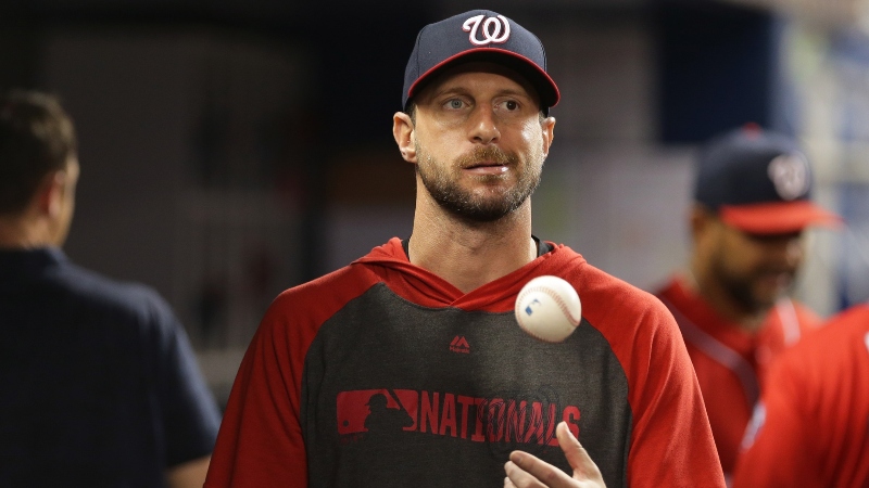 Updated World Series Game 5 Astros-Nationals Odds With Max Scherzer Scratched article feature image