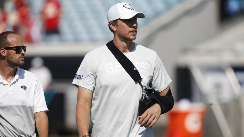 How Nick Foles’ Injury Impacts Jaguars vs. Texans Week 2 Odds article feature image
