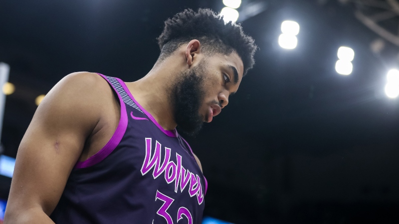 Timberwolves 2019-20 Season Win Total: Can Karl-Anthony Towns Put Minnesota in Playoff Contention? article feature image