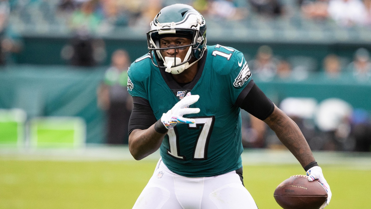 Alshon Jeffery Injury Moving Seahawks vs. Eagles Odds, Spread article feature image