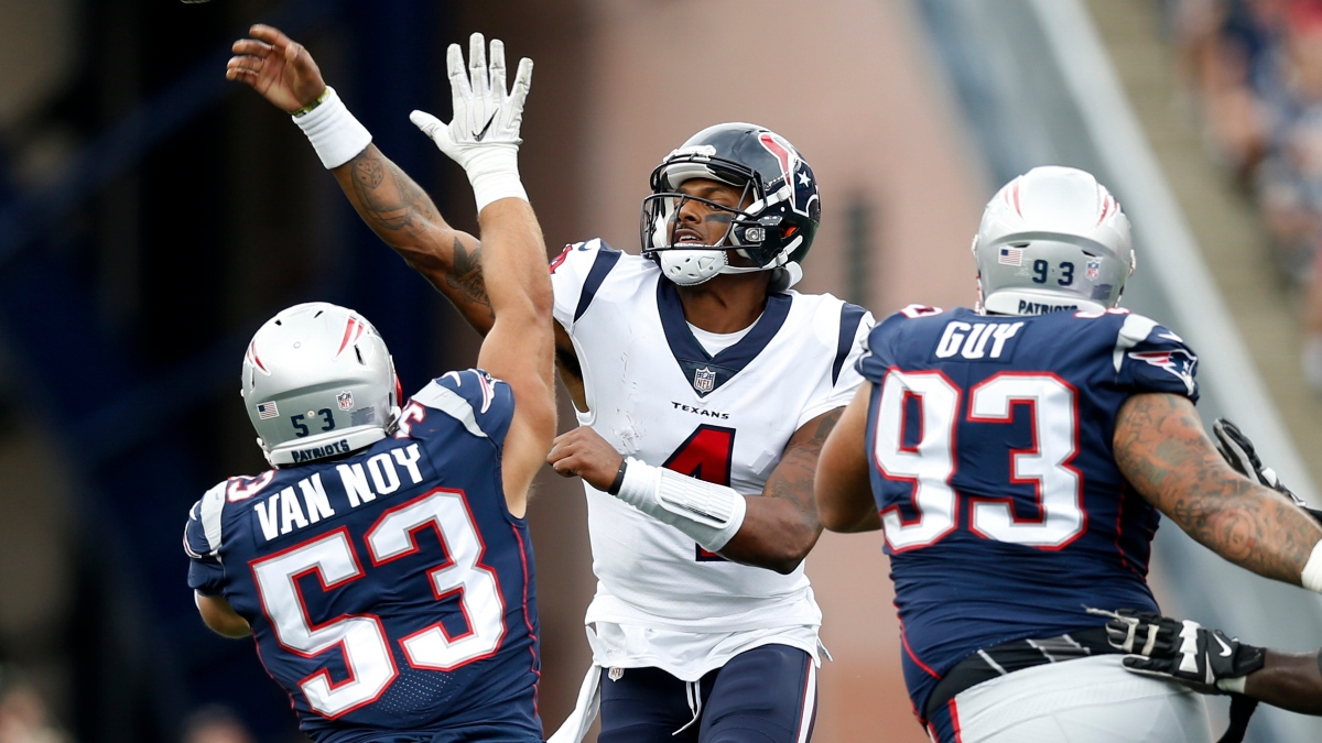Patriots vs. Texans Betting Odds, Sharp Pick: Early Pro Action Moving Spread article feature image