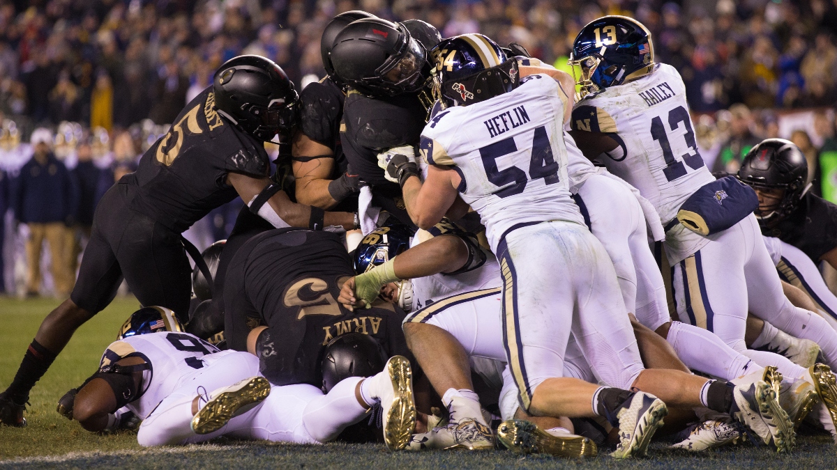 Updated Army vs. Navy Odds & Betting Trends: Over/Under Historically Valuable in Service Academy Games article feature image