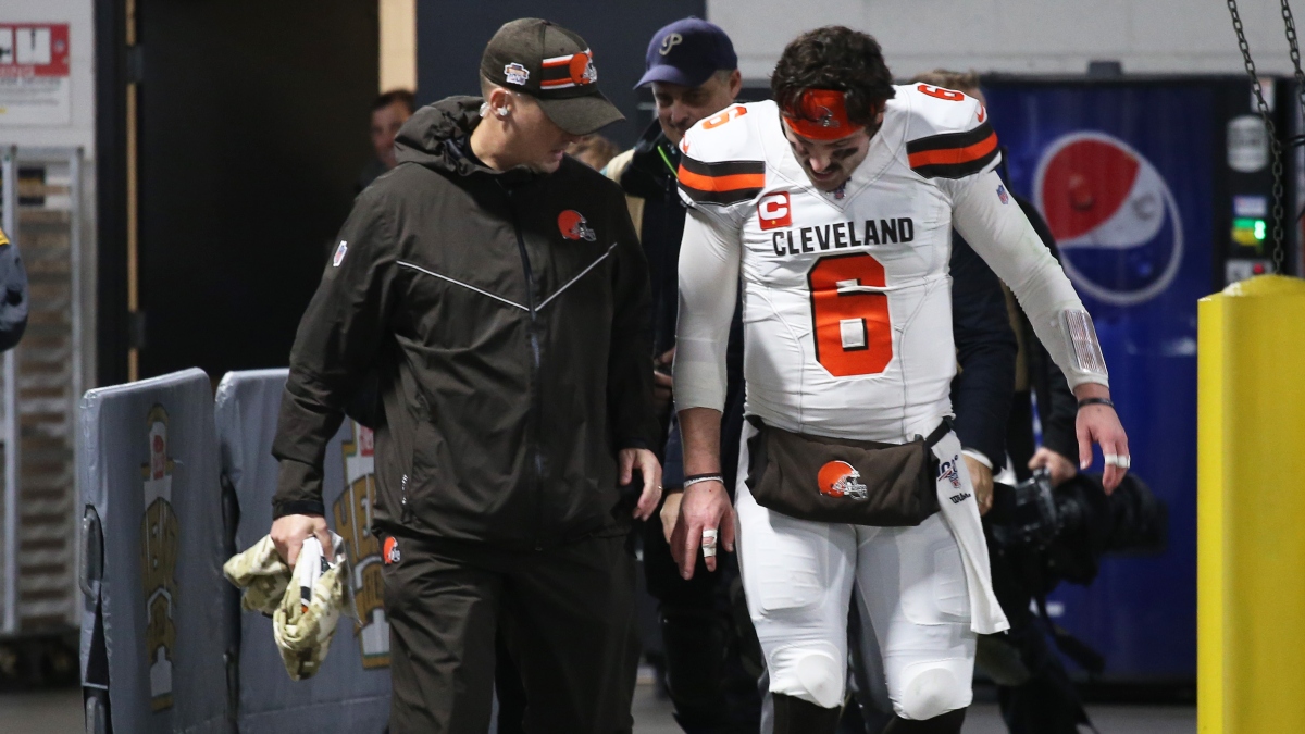 Baker Mayfield Injury Moving Bengals vs. Browns Betting Odds for Week 14 NFL article feature image