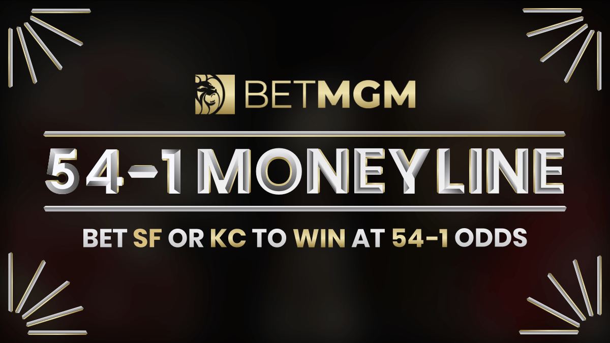 Bet San Francisco or Kansas City to Win at 54-1 Odds at BetMGM in New Jersey article feature image