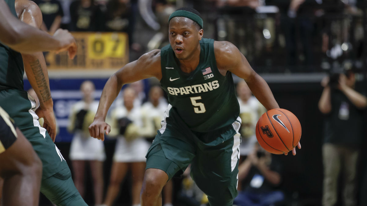 Friday College Basketball Odds & Picks: Michigan State vs. Wisconsin, Dayton vs. Saint Louis article feature image