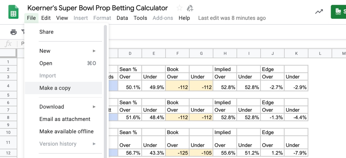 Use This Super Bowl Prop Betting Calculator To Find Edges On 50 Chiefs vs.  Buccaneers Props