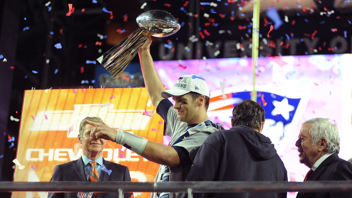 Tom Brady after Super Bowl XLIX
