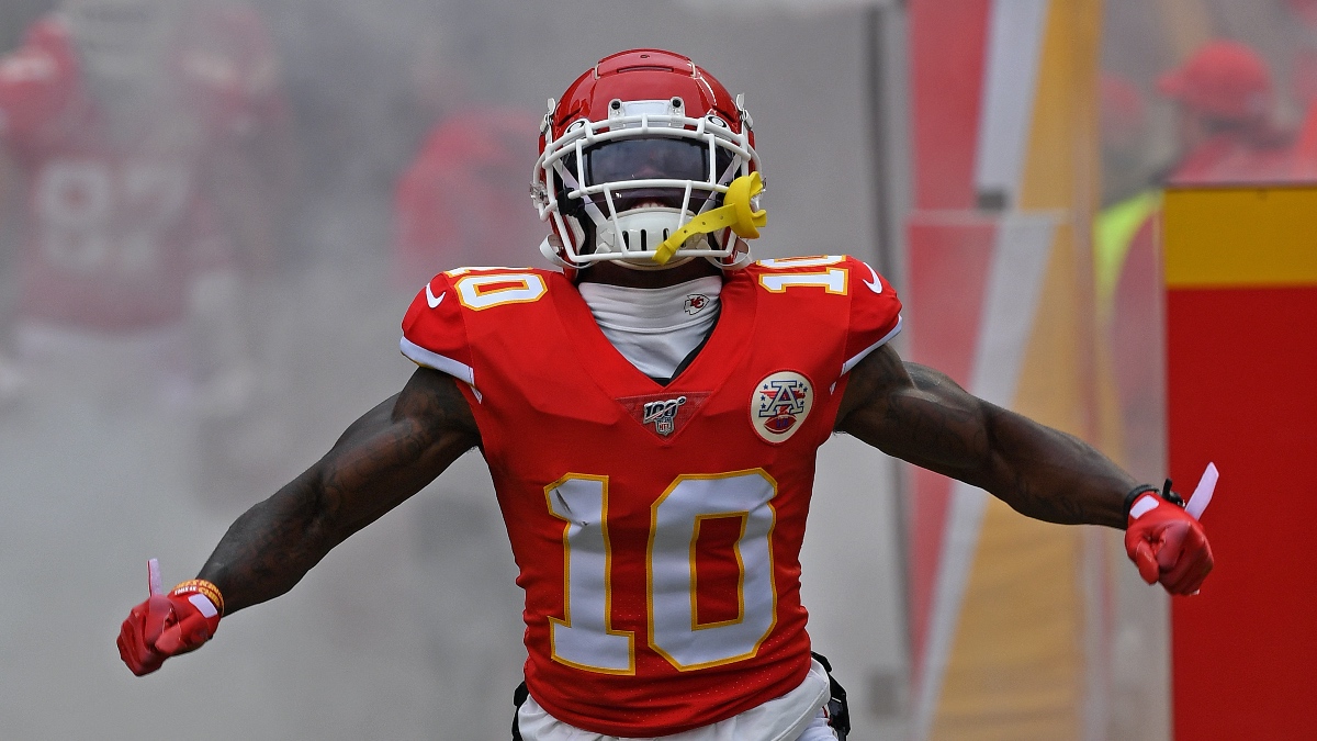 Super Bowl line movement Tyreek Hill