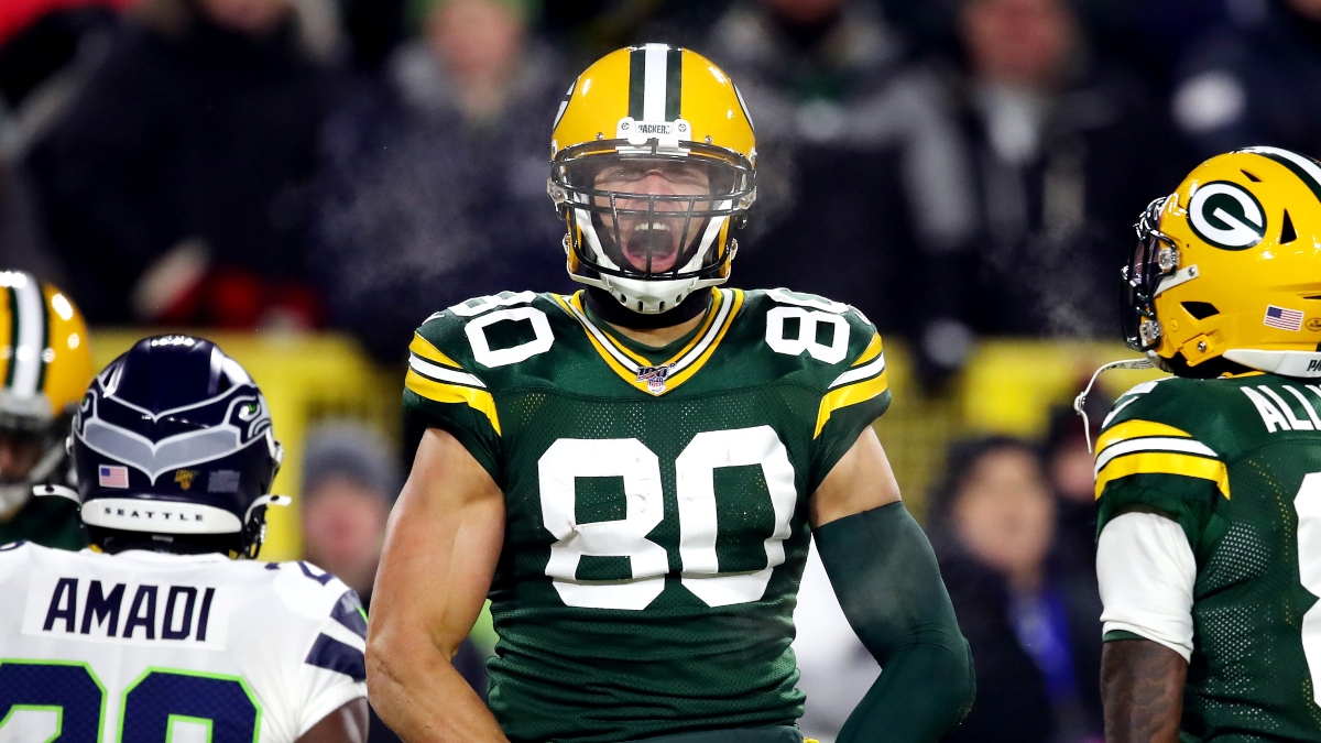 Conference Championships Fantasy Football Half PPR Rankings: TE article feature image