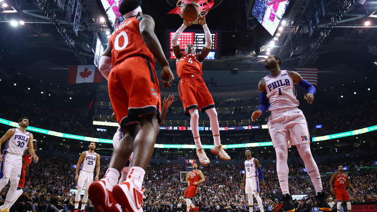 76ers vs. Raptors Betting Picks, Betting Odds & Predictions: Will Toronto Keep Up Its Win Streak? article feature image