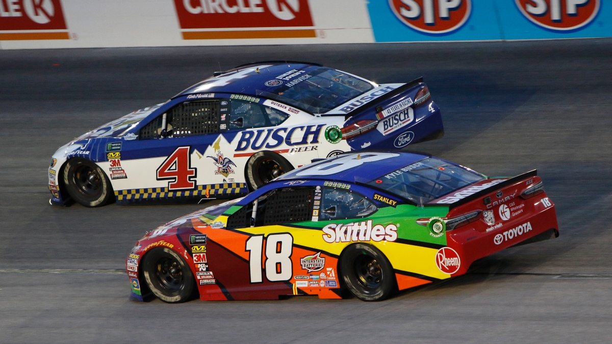 NASCAR at Darlington Odds: Kevin Harvick & Kyle Busch Co-Favorites for NASCAR’s May 17 Return article feature image