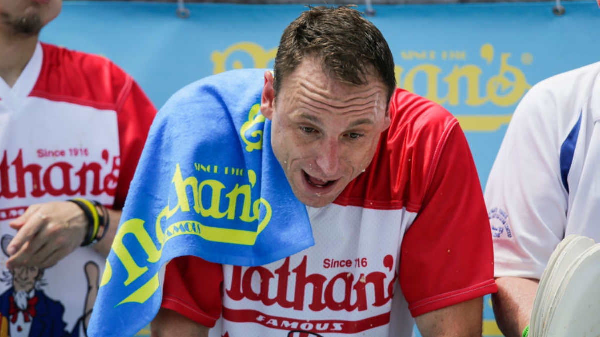 Hot Dog Contest Betting Odds and Preview: Will Joey Chestnut Eat Over 72.5 Hot Dogs? article feature image