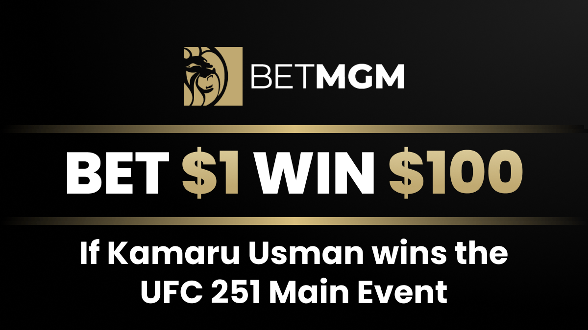 UFC 251 Betting Offers: Get 100-1 Odds on Kamaru Usman to Win the Main Event! article feature image