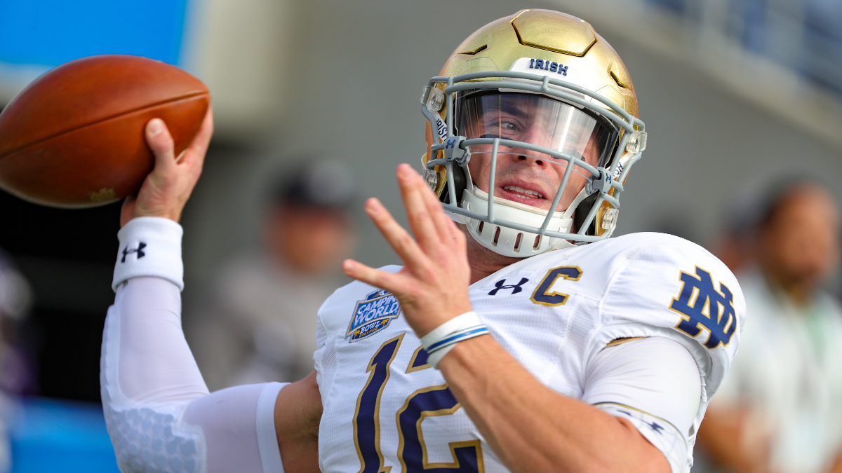 2020 Updated Win Total and Championship Projections: Is Notre Dame Worth a Bet to Win the Title? article feature image