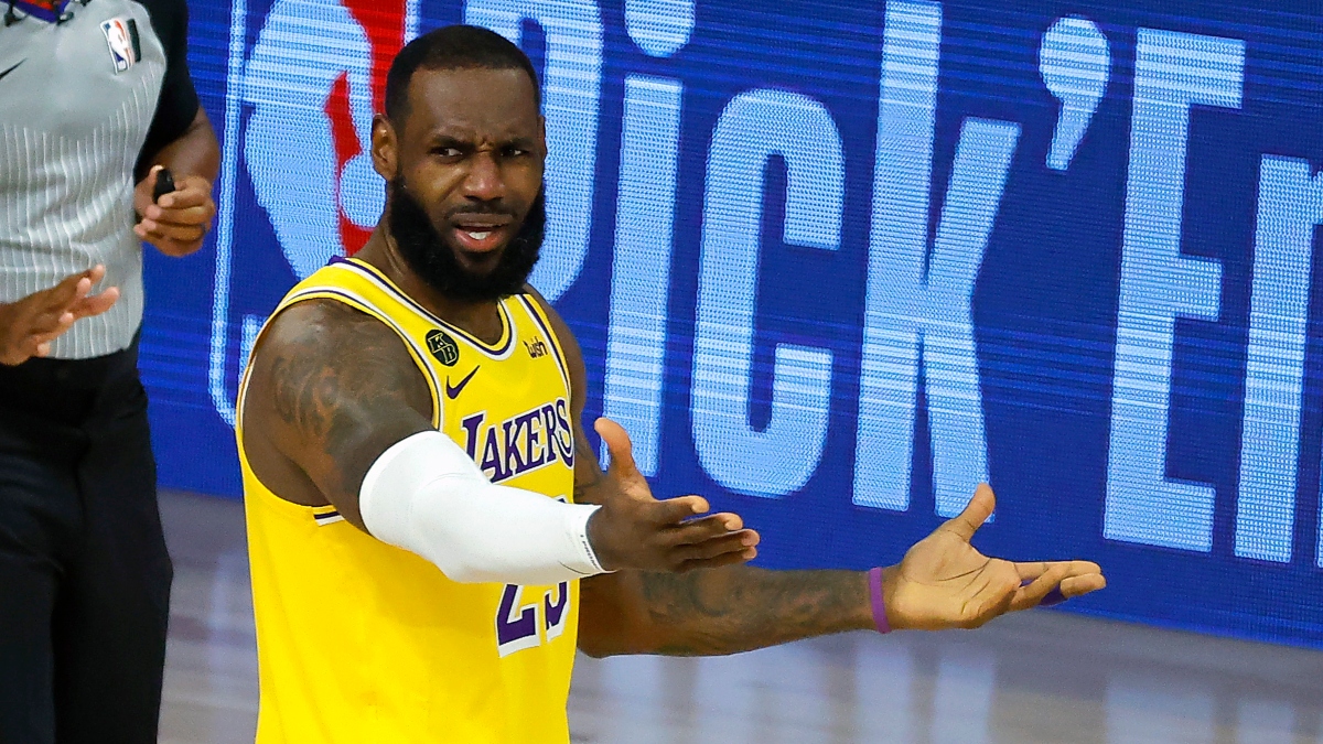 LeBron James Injury Moving Spread, Over/Under for Lakers vs. Rockets (Thursday, August 6) article feature image