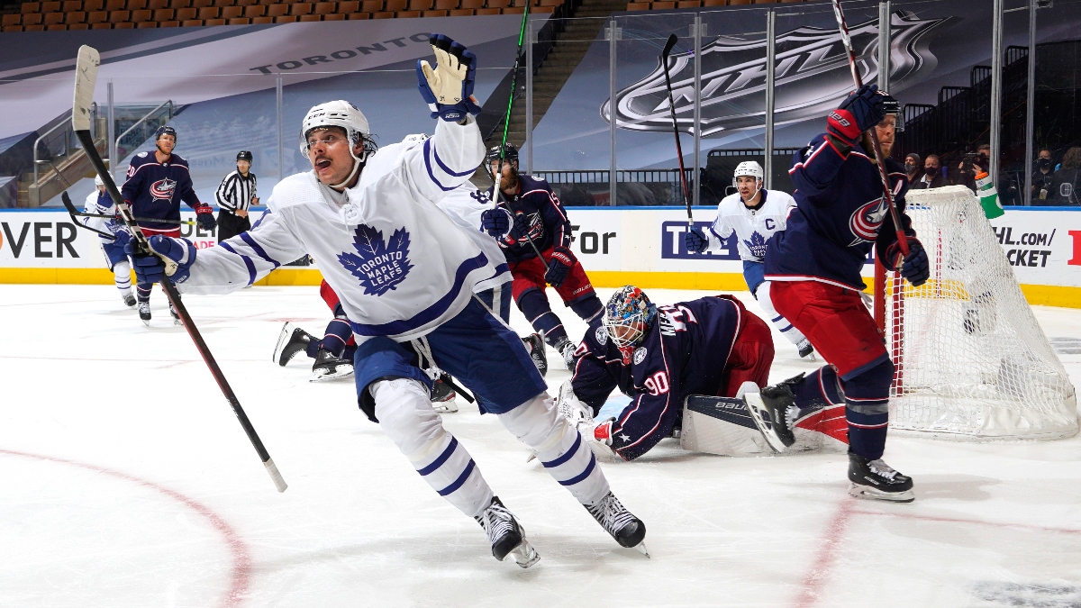 NHL Betting Odds, Picks and Predictions: Columbus Blue Jackets vs. Toronto Maple Leafs (Sunday, August 9) article feature image