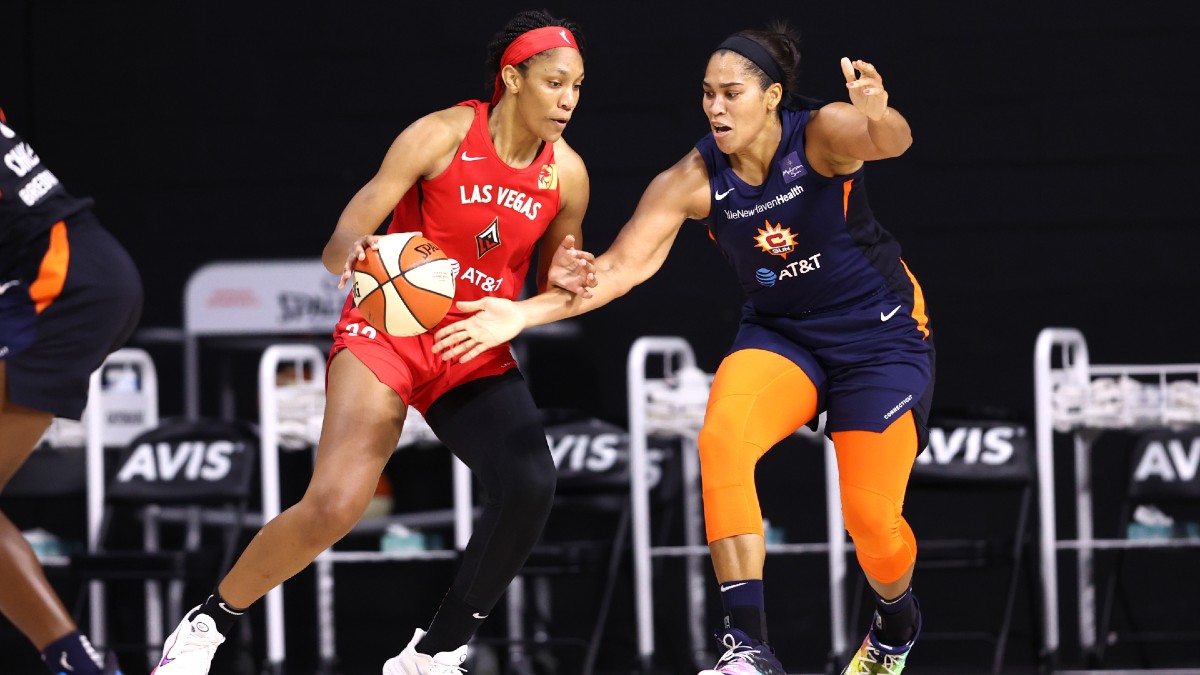 Sunday WNBA Odds & Picks: Connecticut Sun vs. Las Vegas Aces (Sept. 20) article feature image