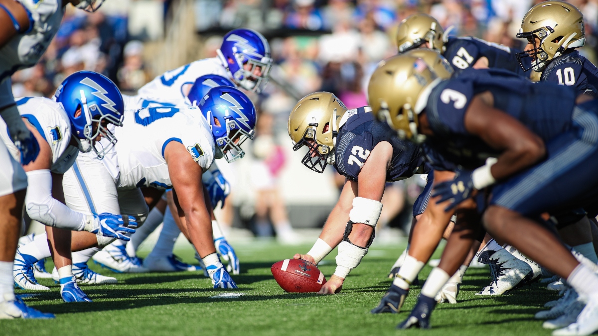 Air Force vs. Navy Betting Odds & Trends: Service Academy Over/Under Trend Put to the Test on Saturday (Oct. 3) article feature image