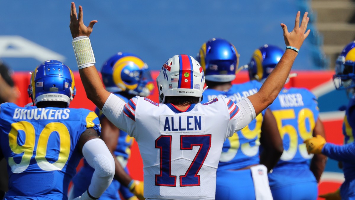 Tuesday Night Football Promo: Bet $20, Win $88 if Josh Allen Throws for at Least 8 Yards article feature image