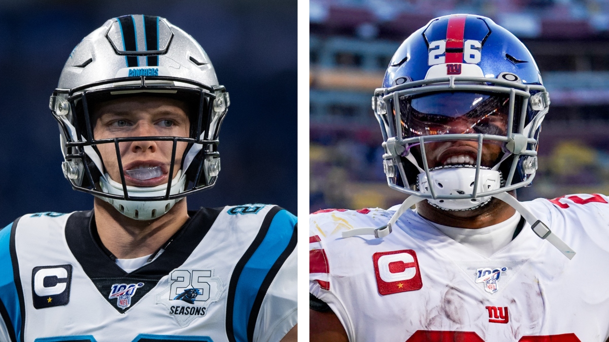 How Christian McCaffrey & Saquon Barkley Injures Impact Fantasy Outlooks For Mike Davis & Giants RBs article feature image