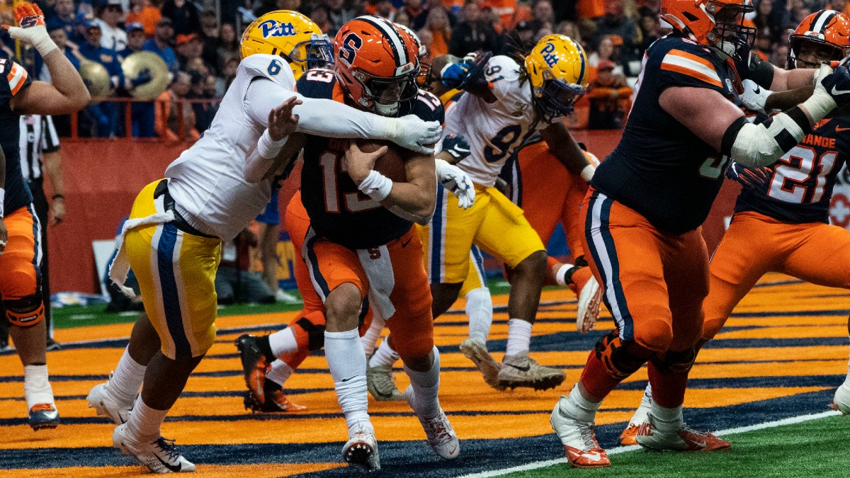 Syracuse at Pittsburgh Updated Odds & Pick: Can the New-Look Orange Defense Keep it Close? (Saturday, Sept. 19) article feature image