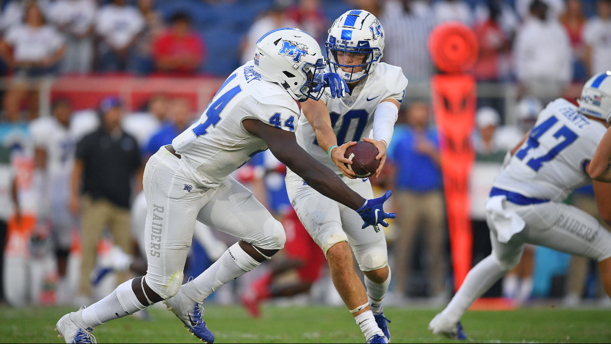 Middle Tennessee vs. Army Betting Odds, Picks & Predictions (Saturday, Sept. 5) article feature image