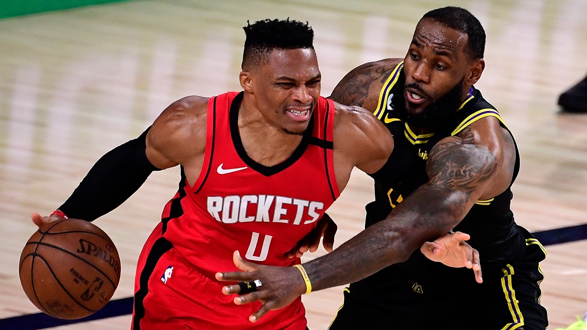Lakers vs. Rockets Game 3 Odds, PRO Report Pick: Big Bets From Sharps Hitting Over/Under (Tuesday, Sept. 8) article feature image