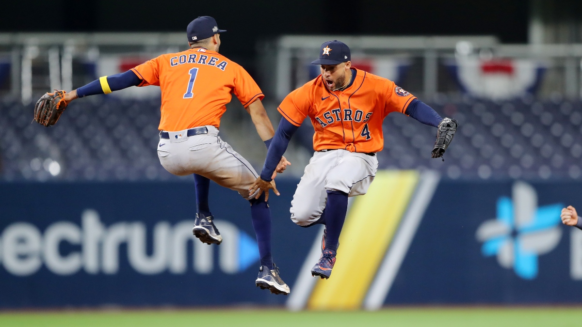 Saturday MLB Playoff Betting Picks, Predictions: How to Bet Astros vs. Rays Game 7 article feature image