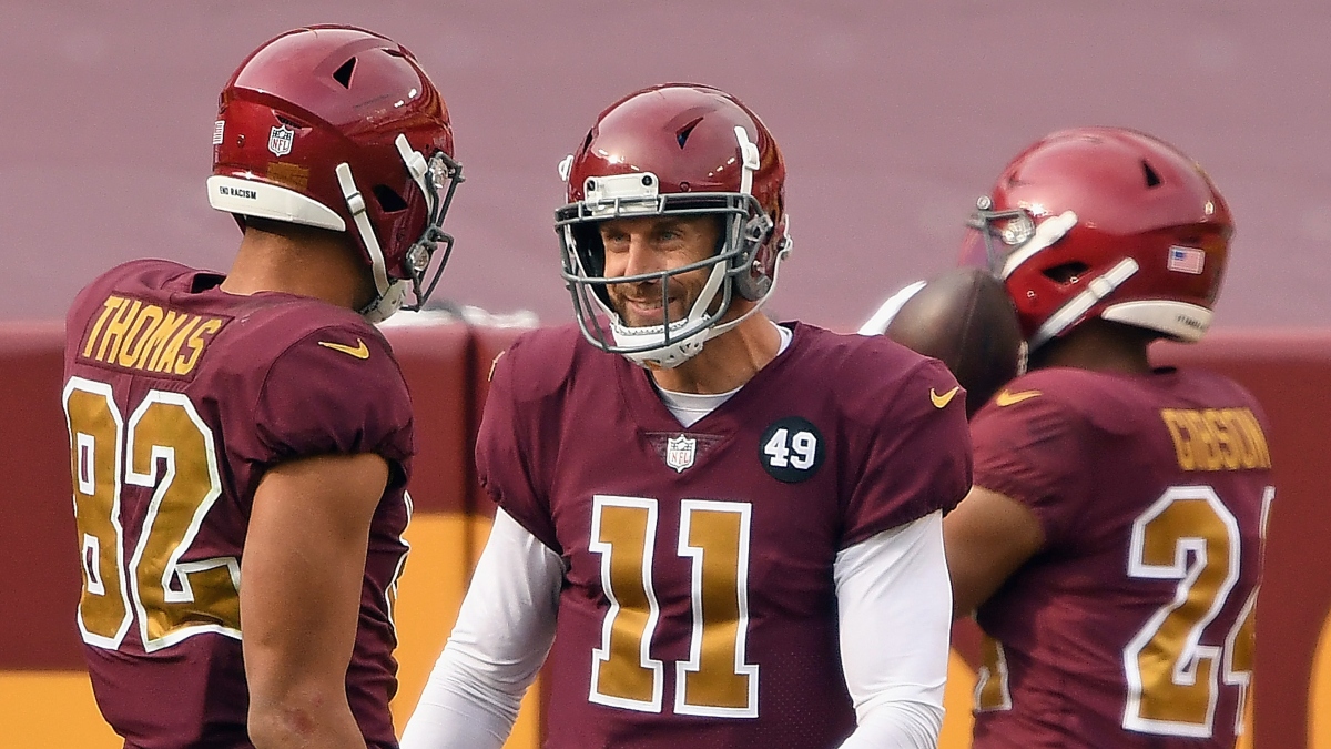 Alex Smith Questionable: How Quarterback’s Injury is Impacting Washington-Tampa Bay Betting Line article feature image